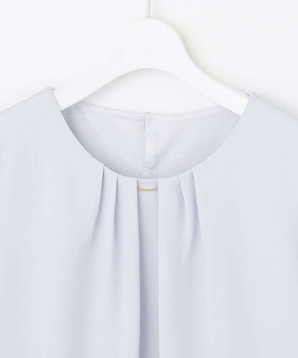 J.PRESS LADIES S ポリエステルツイル タックネック カットソー 