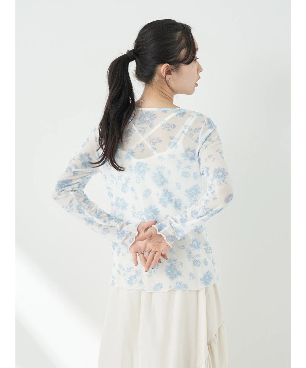 earth music&ecology フラワープリントシアーインナー 