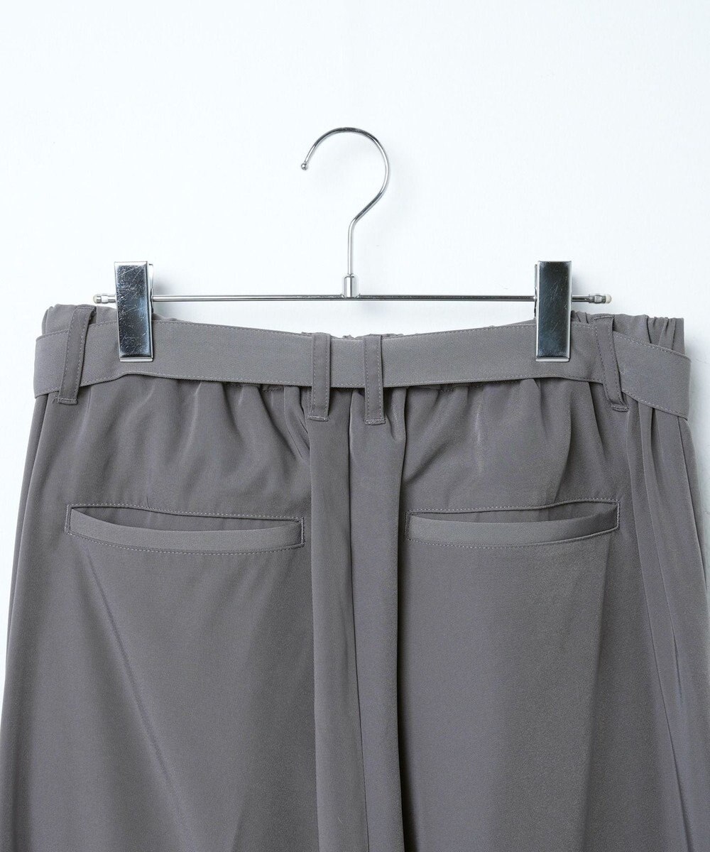 WEGO トロミ　ベルト付きワイドスラックス 