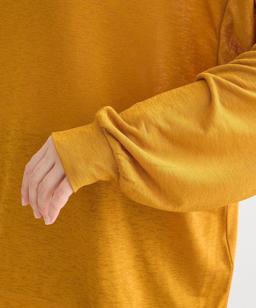 Green Parks シアーロゴ長袖プルオーバー 