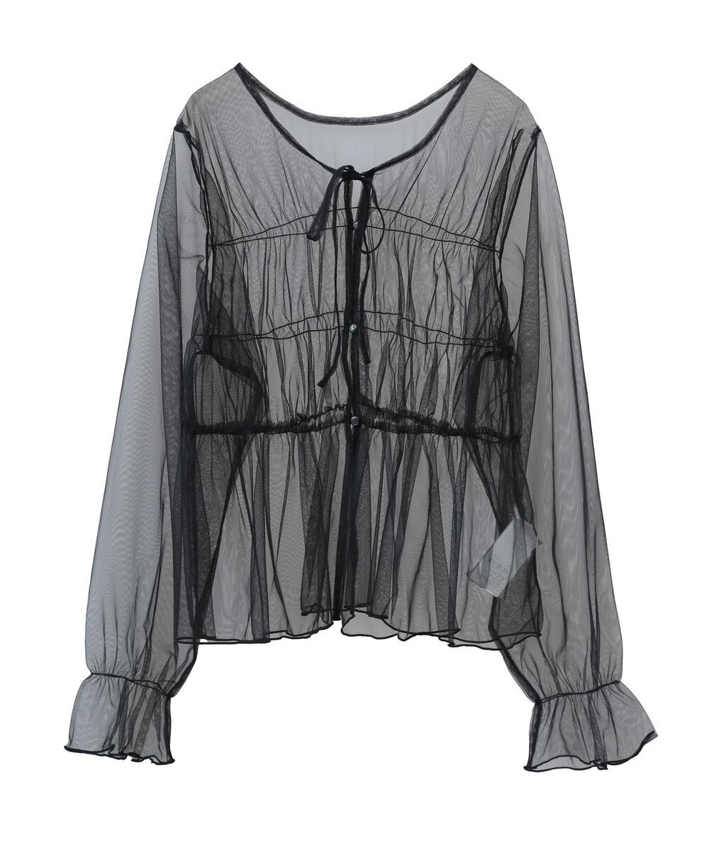 CRAFT STANDARD BOUTIQUE チュール２ｗａｙカーディガン 