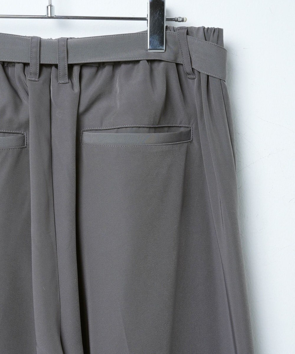 WEGO トロミ　ベルト付きワイドスラックス 