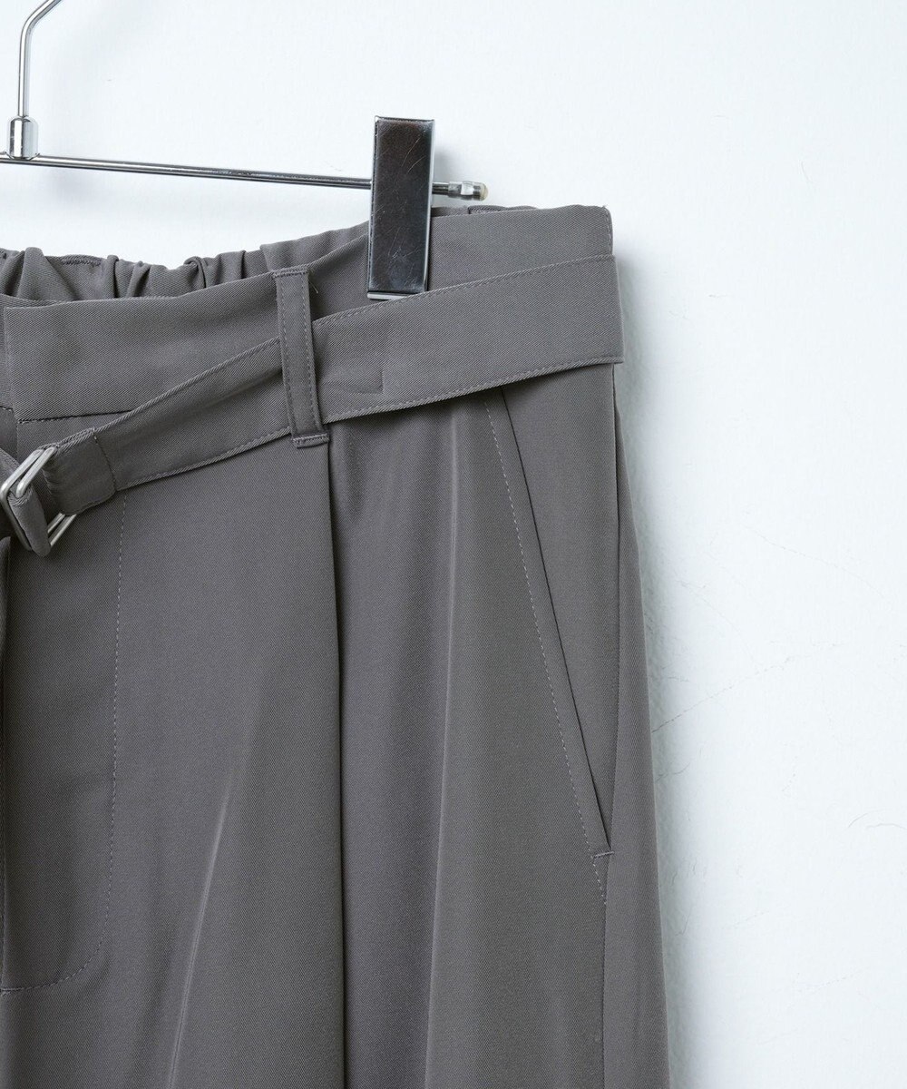 WEGO トロミ　ベルト付きワイドスラックス 