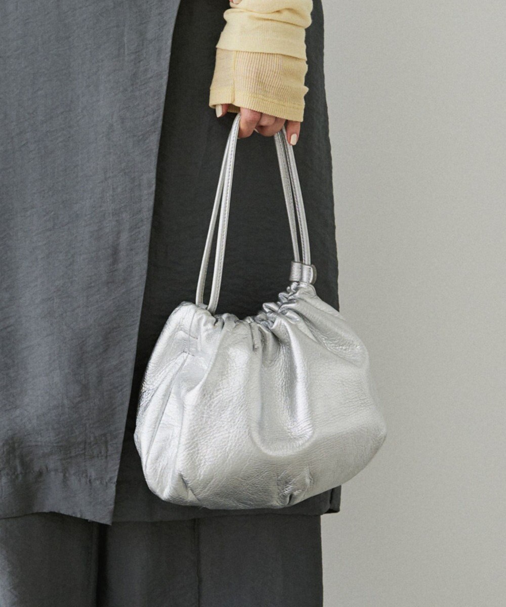 russet レザー巾着4WAYショルダーバッグ(CE-1454) 