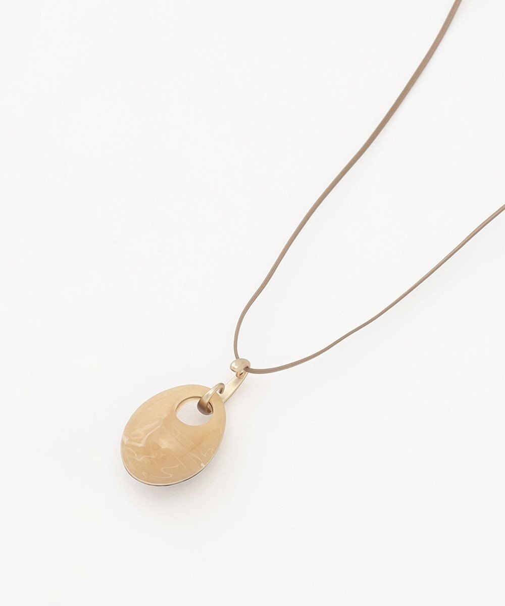 J.PRESS LADIES 【リバーシブル】マーブル ネックレス 