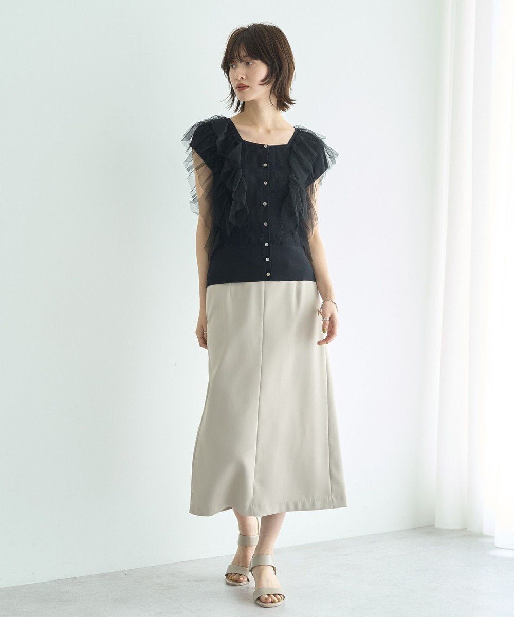 YECCA VECCA ポケットデザインナロースカート 