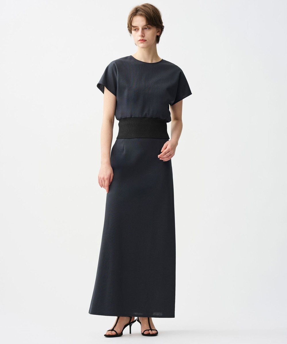 uncrave ダブルフェイスジャージー フレアスカート 