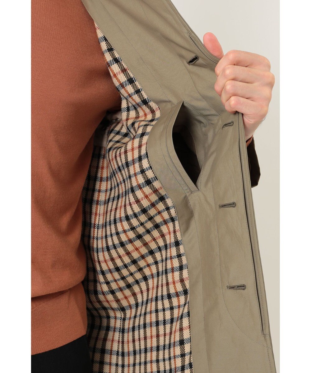 DAKS コットンナイロンツイルステンカラーコート 