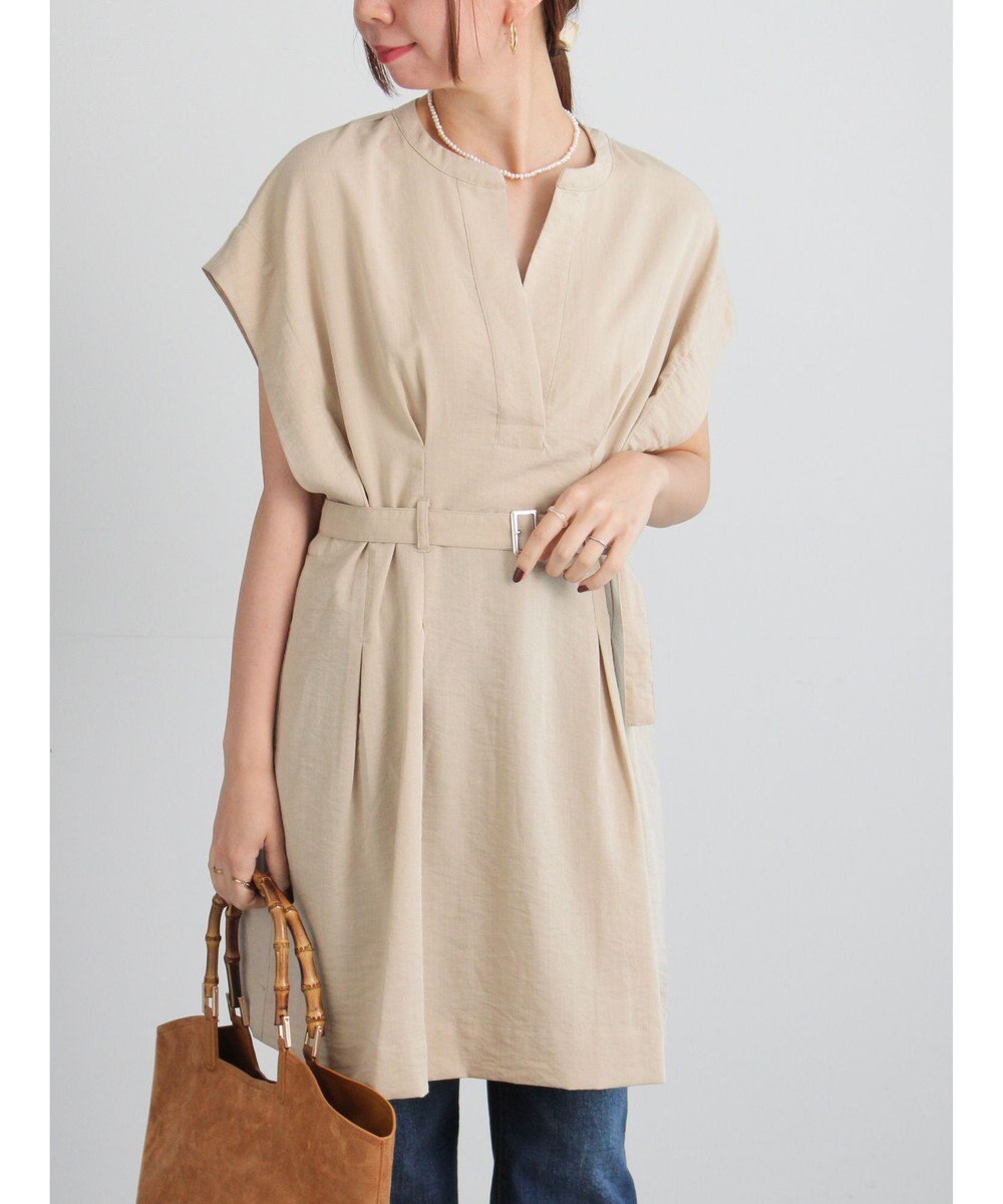 Te chichi ミリタリーチュニックシャツ 