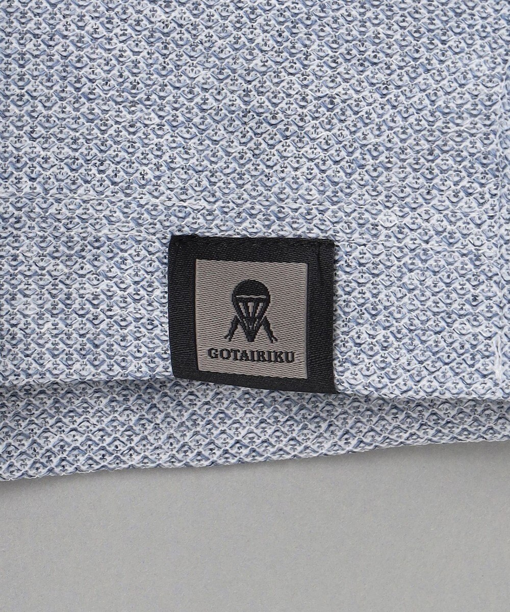 GOTAIRIKU 麻混・襟しっかり【洗える/通気性】ノルマンディーリネン ボタンダウンポロシャツ(25年モデル) 