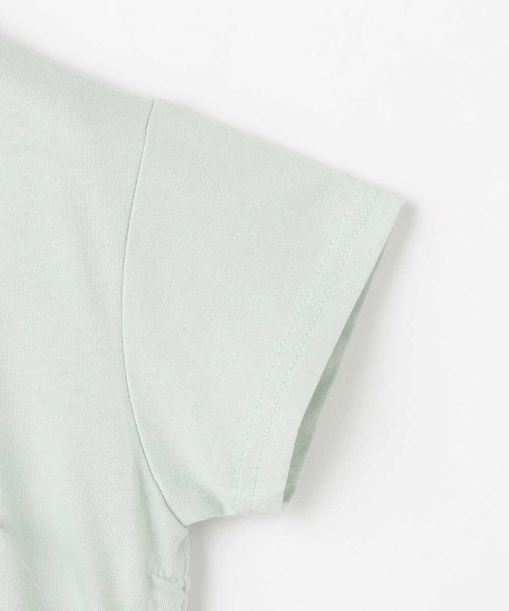 ANY KIDS 【洗濯機可能】ドロスト 裾リボンTシャツ 