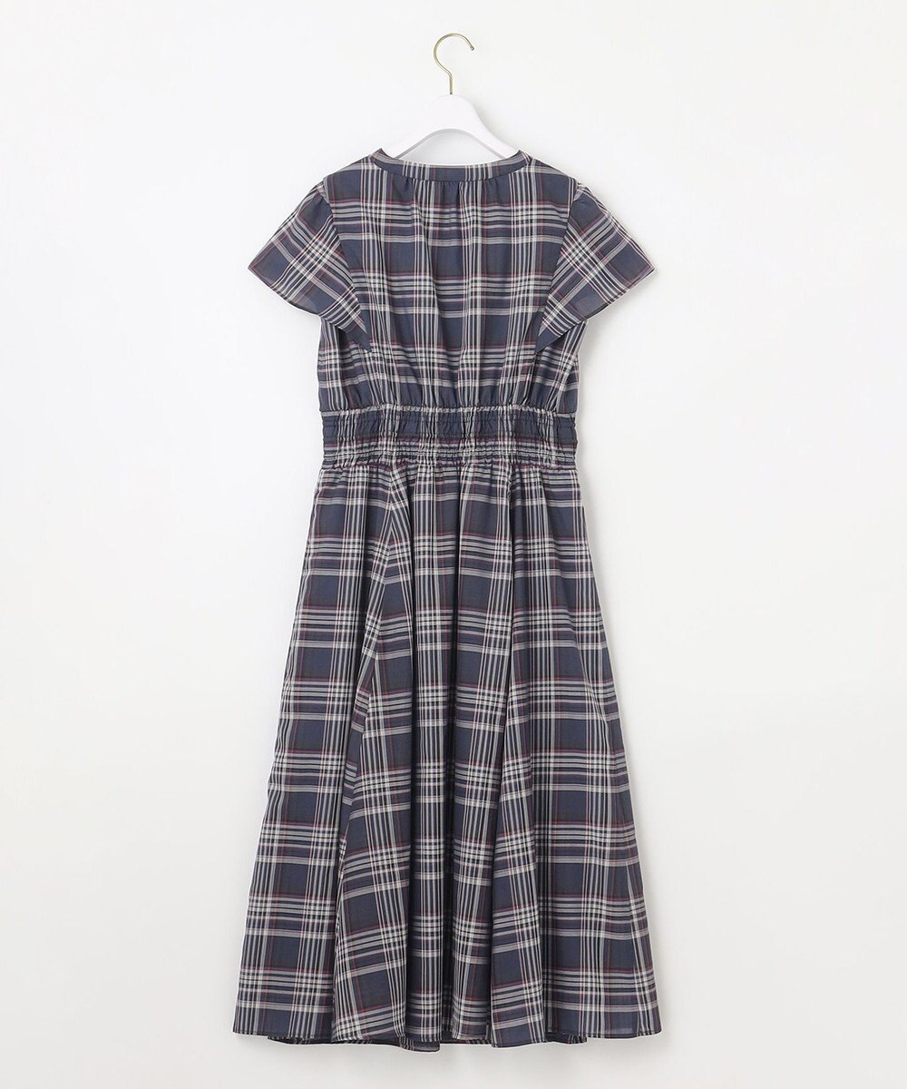 ANY SIS 【洗える】シアーチェック ワンピース 