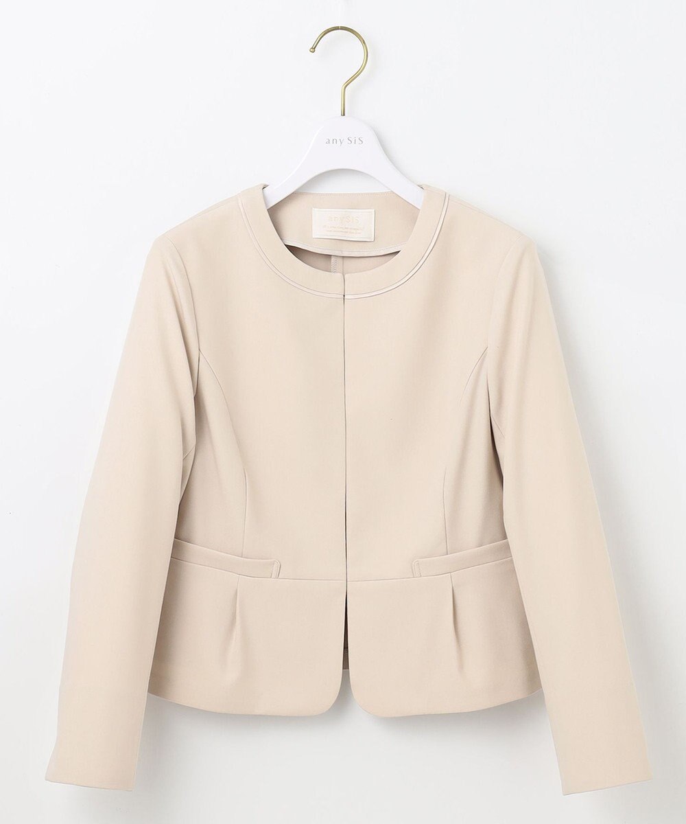 ANY SIS S 【低身長企画】ライトドビー ジャケット 