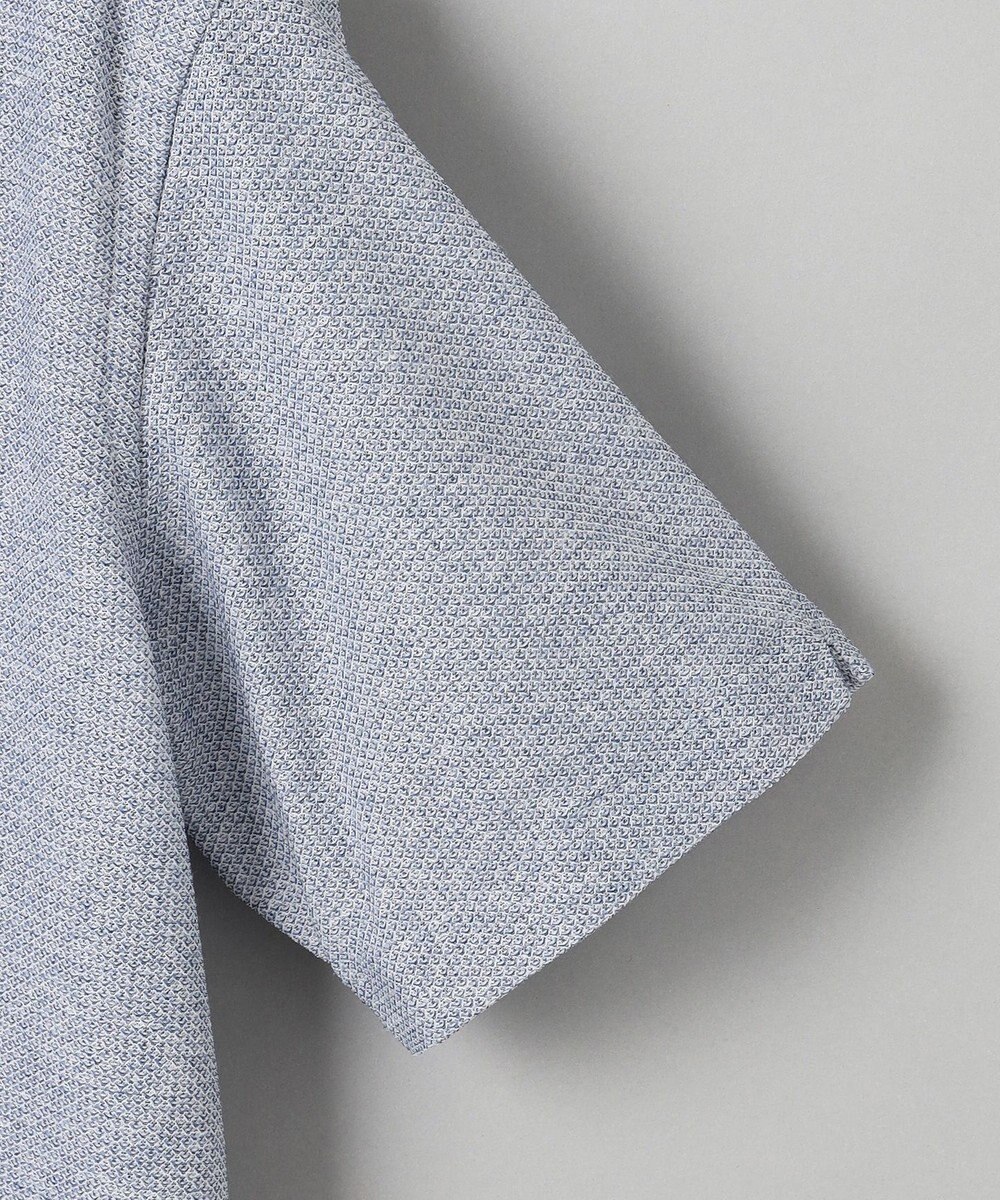 GOTAIRIKU 麻混・襟しっかり【洗える/通気性】ノルマンディーリネン ボタンダウンポロシャツ(25年モデル) 