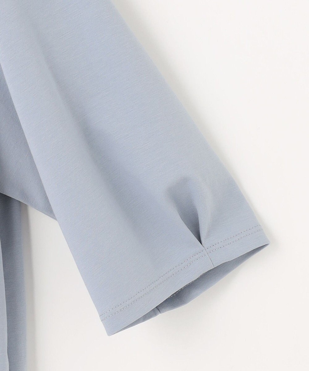 J.PRESS LADIES S 【洗える・抗菌防臭・接触冷感・吸水速乾】ドライポンチ モックネック カットソー 