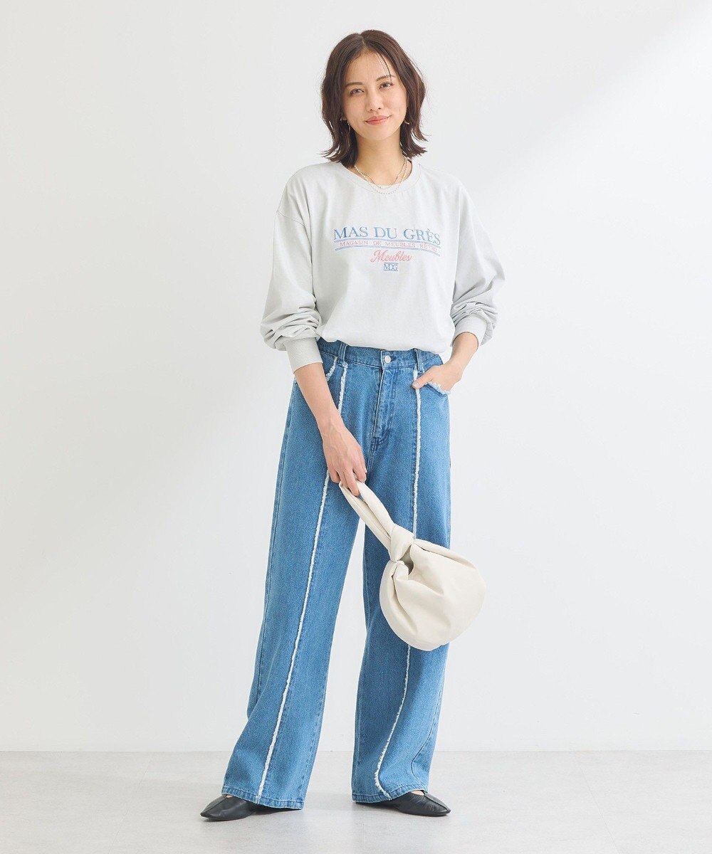 Green Parks 刺繍ロゴクロップドＴシャツ 