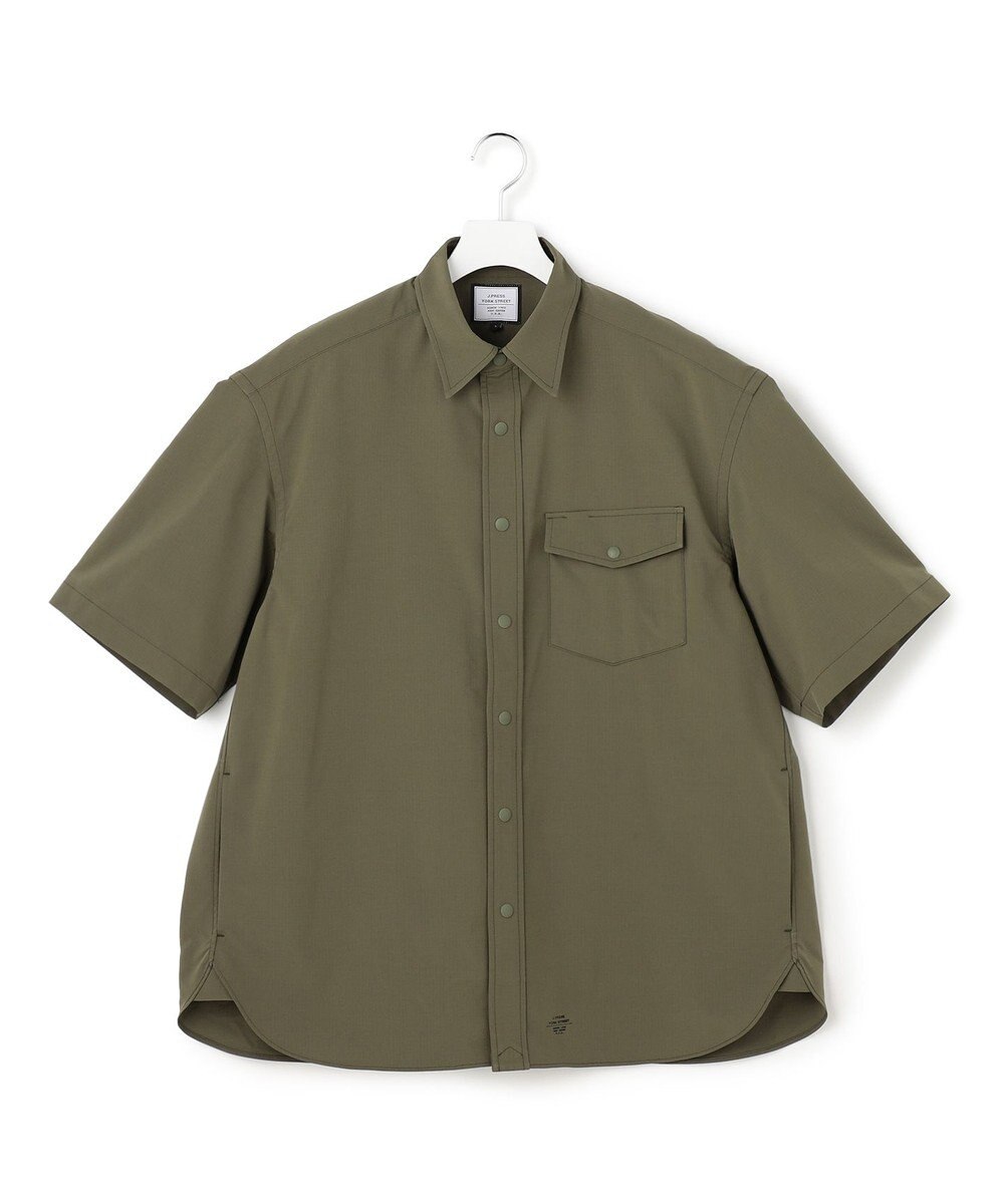 J.PRESS YORK STREET 【UNISEX】リップストップ半袖シャツ 
