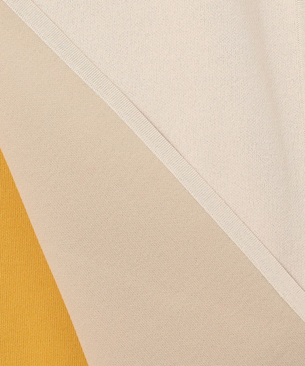 自由区 【WEB限定カラーあり・洗える】クレープストレッチニット ジレ 