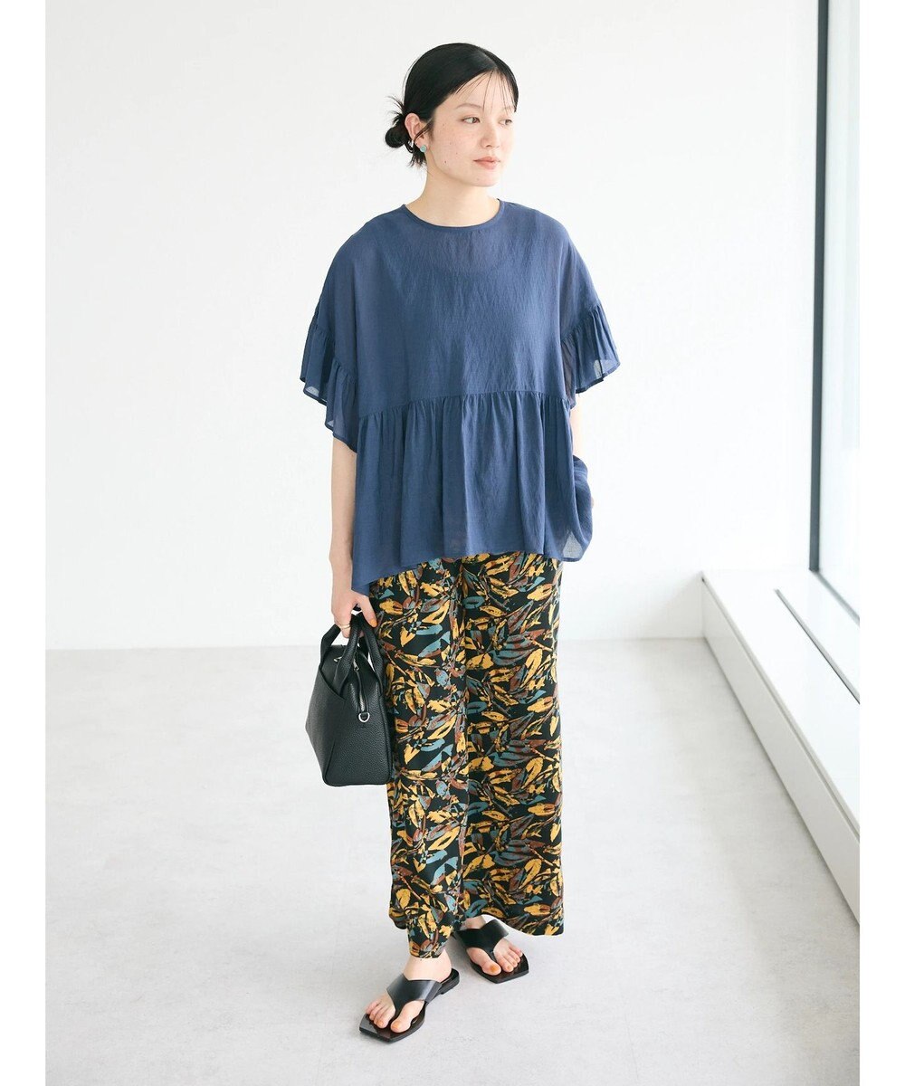 CRAFT STANDARD BOUTIQUE ウ゛ィンテージボイルティアード切替ブラウス 