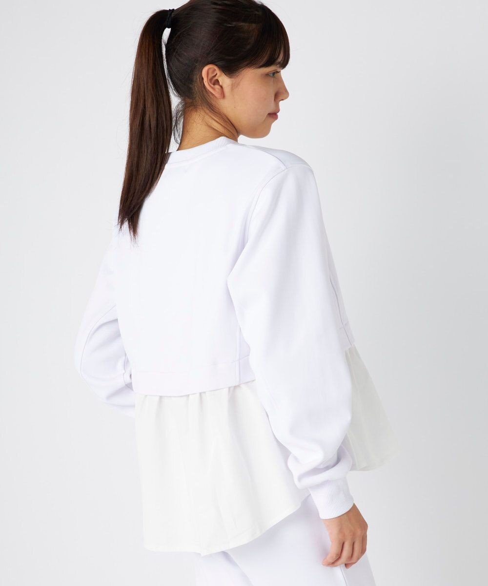 OP／FILA 【ocean pacific】らくティブ/異素材ミックスダンボールプルオーバー 