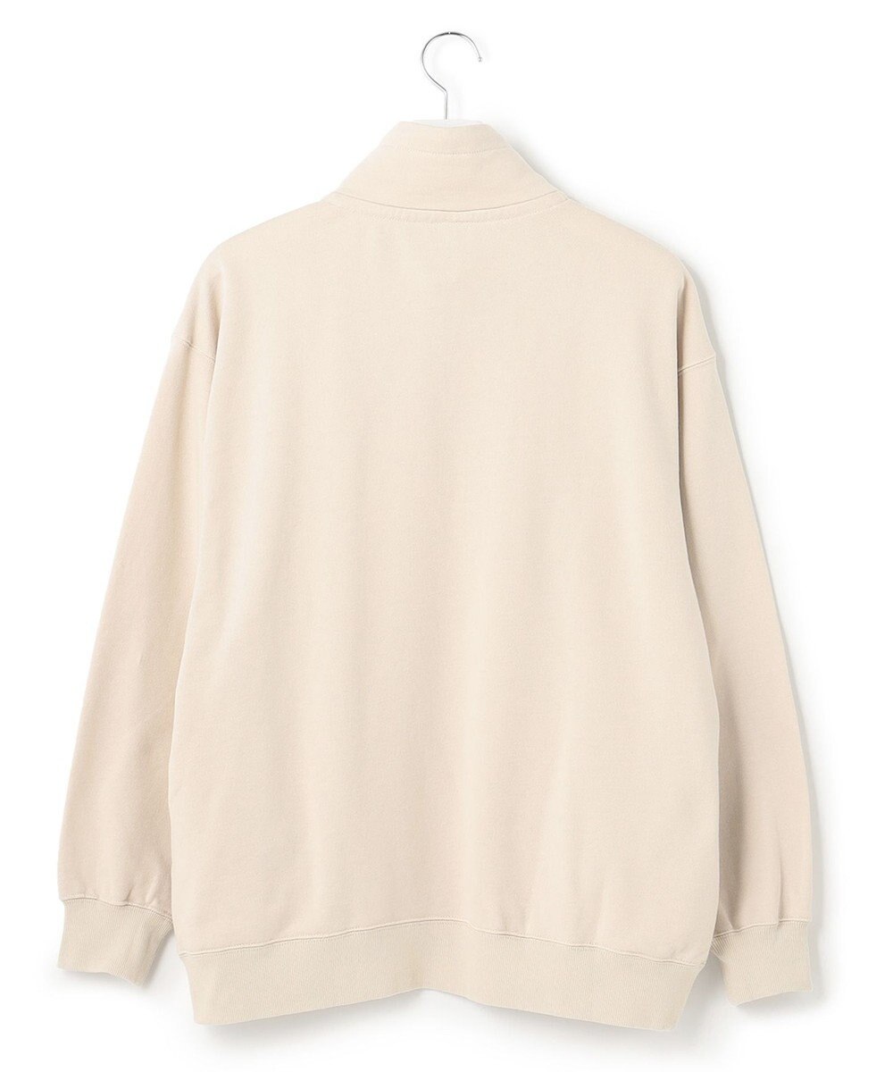 J.PRESS YORK STREET 【UNISEX】ロゴ刺繍ハーフジップ プルオーバー 