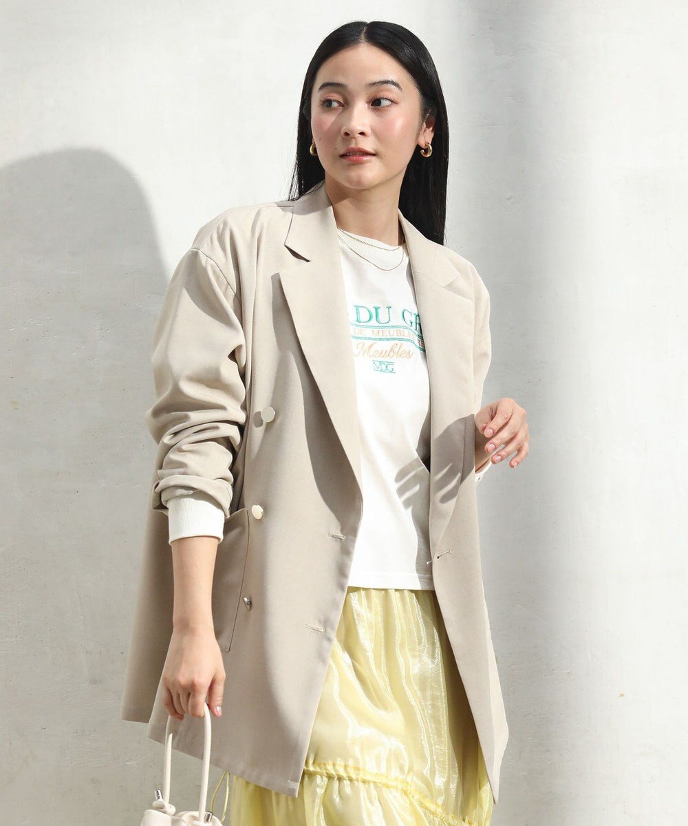 Green Parks 刺繍ロゴクロップドＴシャツ 