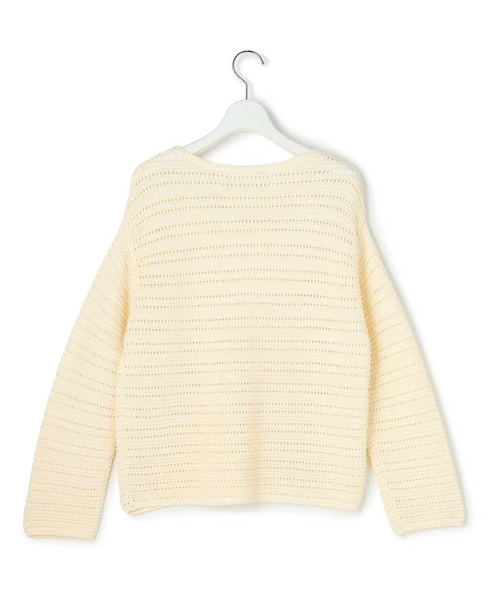 23区 【先行予約】コットンギマ ボートネック ニット 