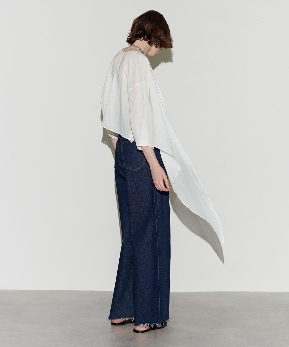 NAVE 【Nave 　洗える】マルチウェイシアーブラウス 