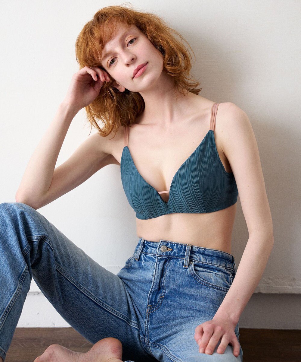 WACOAL ノンワイヤーブラ 【重力ケアブラ】 バストを重力から守る まる胸をキープ ラクなつけごこち レディース BXB154 /ワコール 