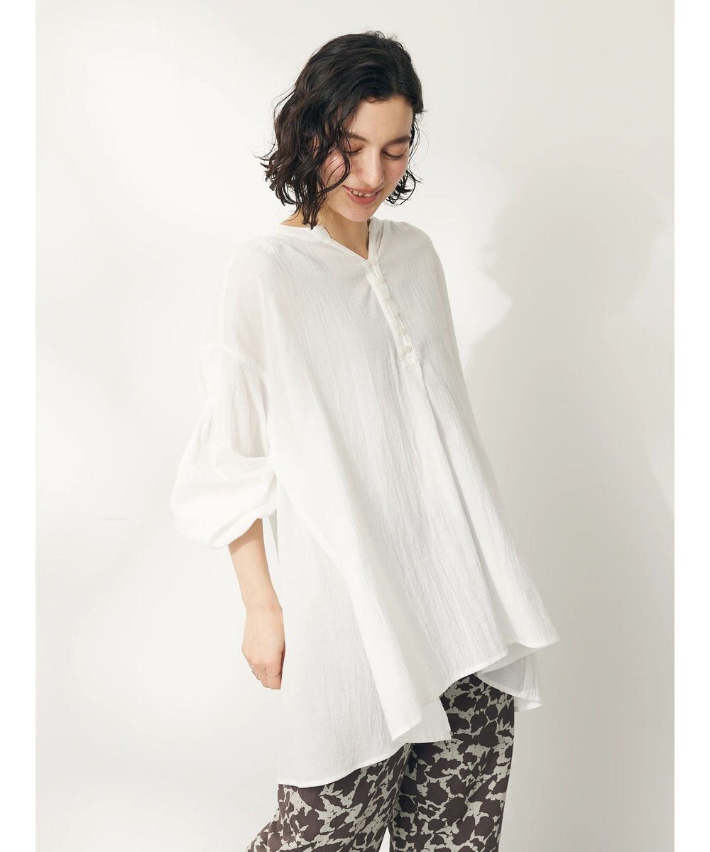 CRAFT STANDARD BOUTIQUE ジョーゼットスキッパーシャツ 