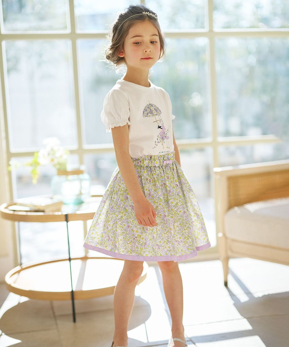 組曲 KIDS 【110-140㎝】マーガレットガーデン スカート 