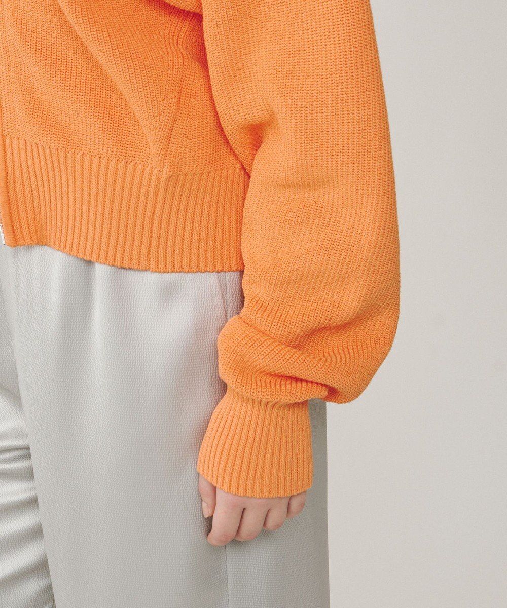 GRACE CONTINENTAL ハイゲージ畦ニットカーディガン 