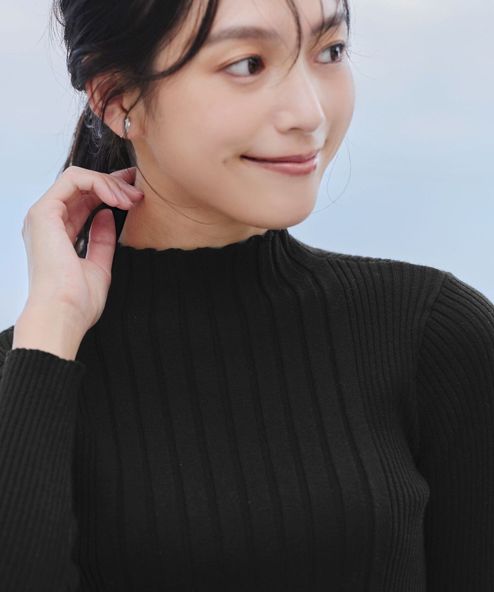 Tiaclasse 【新色追加・洗える】ランダムリブニットプルオーバー 