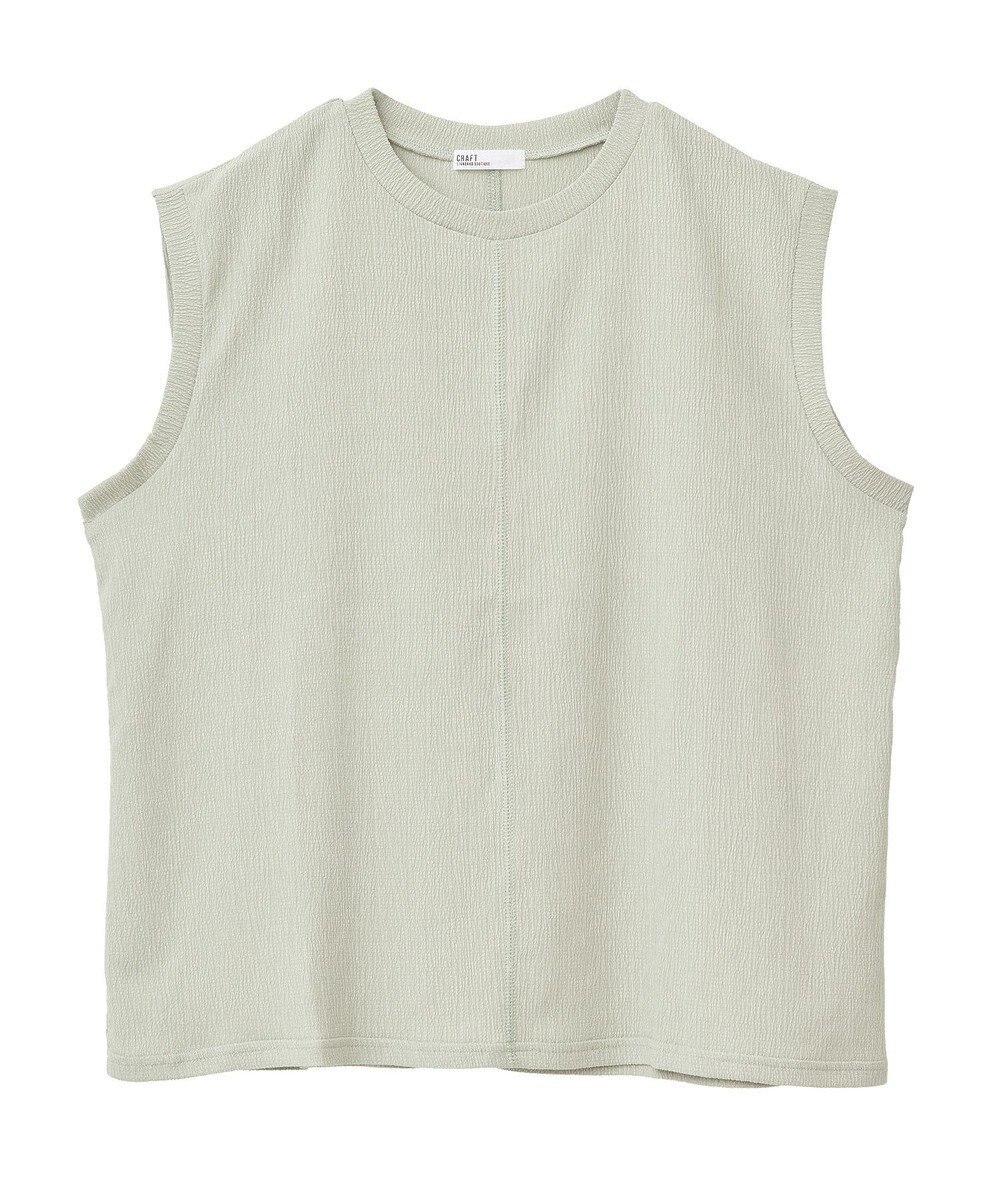 CRAFT STANDARD BOUTIQUE バックタックノースリーブプルオーバー 