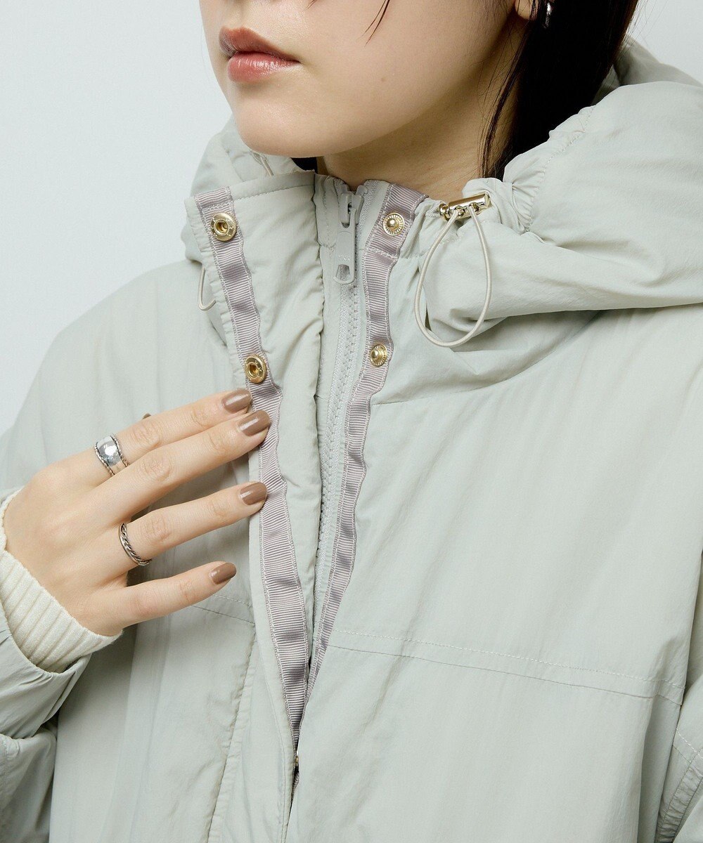 Green Parks フーディ中綿コート 