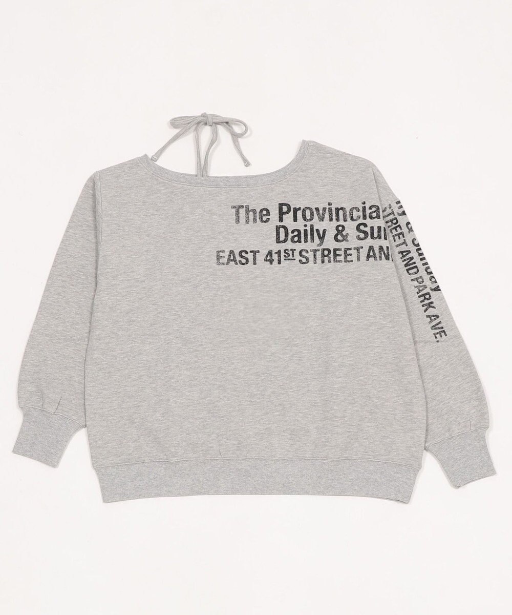 WEGO 裏起毛2WAYグラフィックワンショルBIGスウェット 