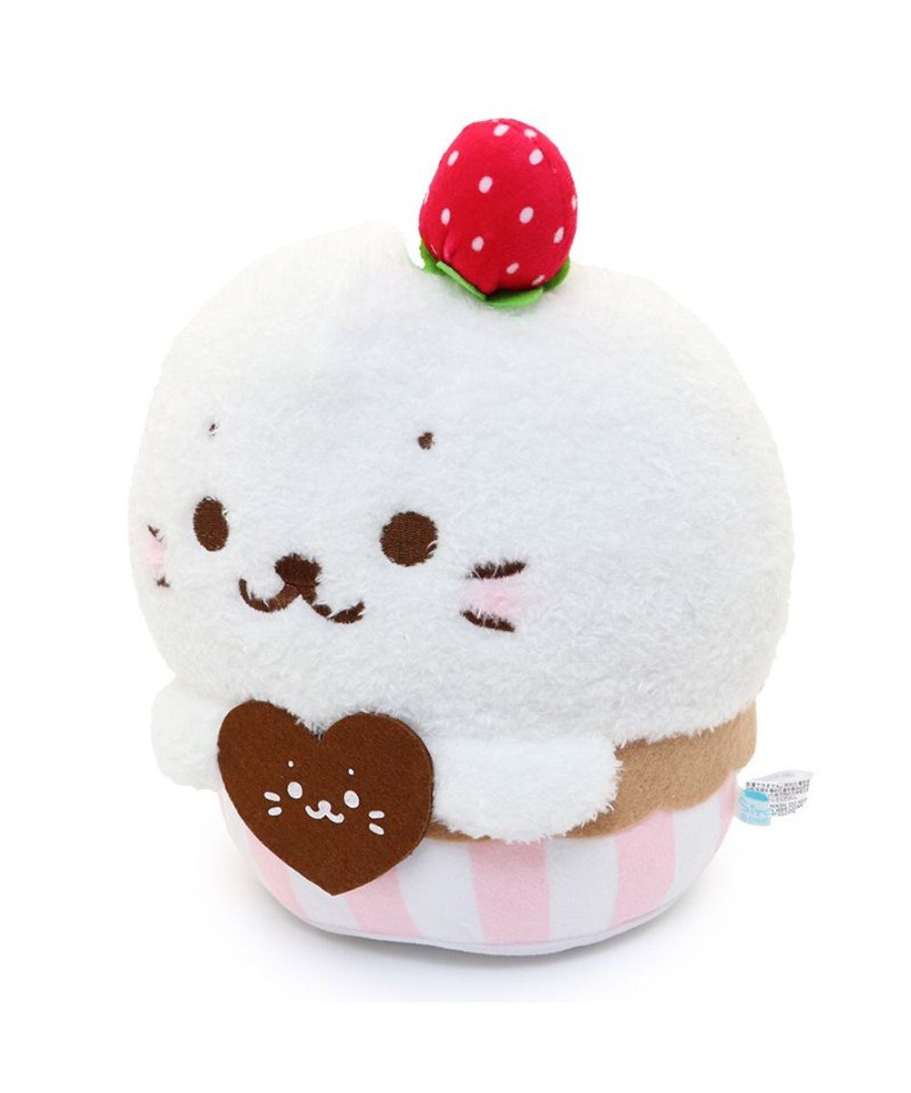 Mother garden しろたん カップケーキ マスコット 20cm お座りぬいぐるみ 