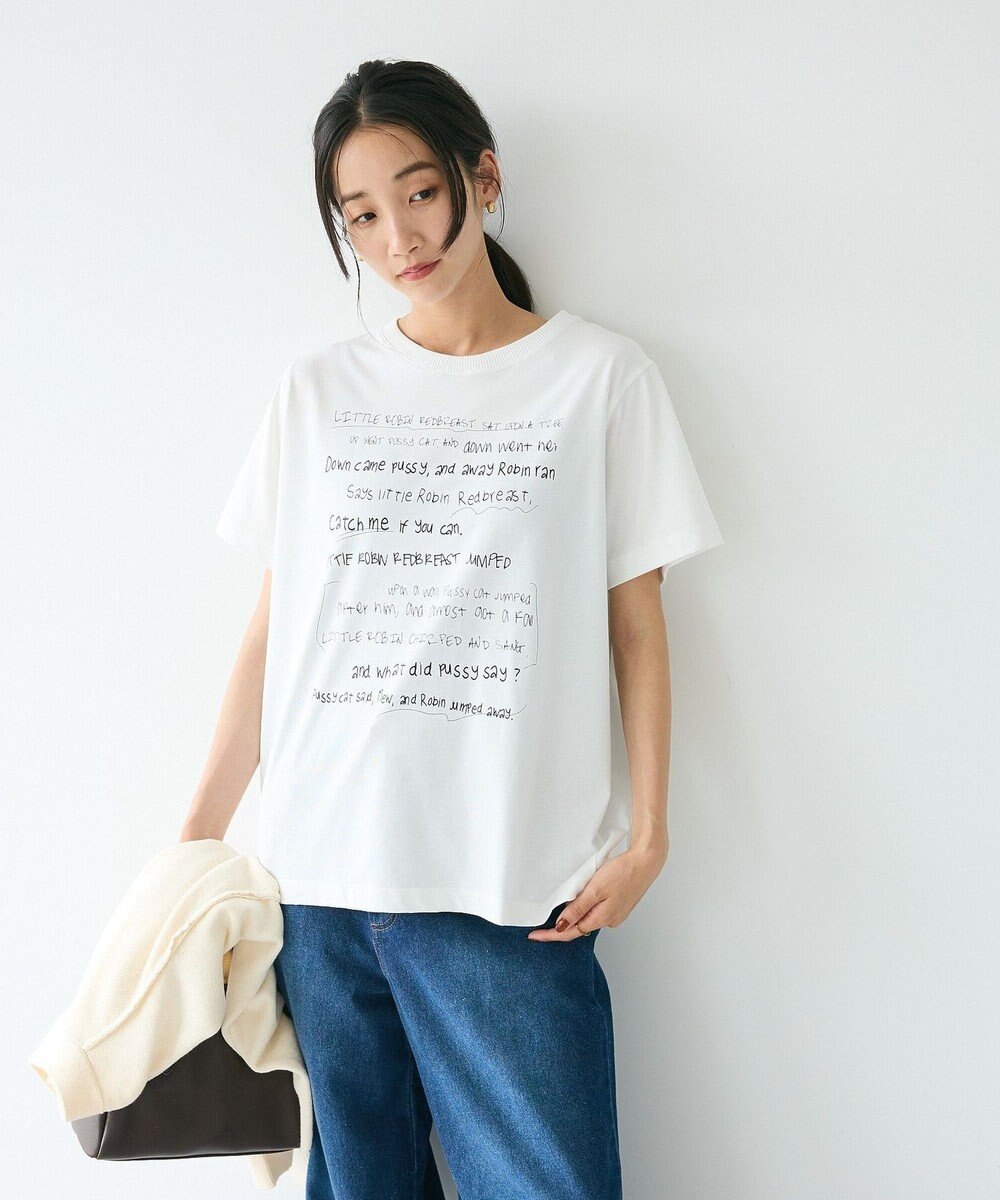 CRAFT STANDARD BOUTIQUE アソートロゴプリント半袖プルオーバー 