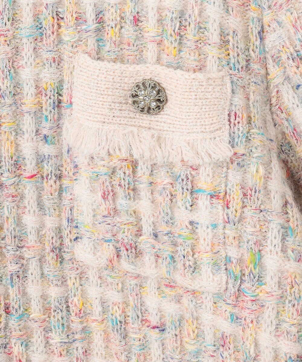 自由区 【PREMIUM KNIT COLLECTION】ミックスツイードニット ジャケット 