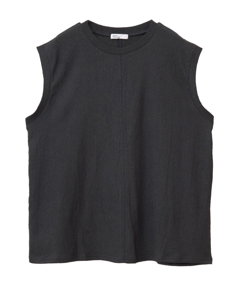 CRAFT STANDARD BOUTIQUE バックタックノースリーブプルオーバー 