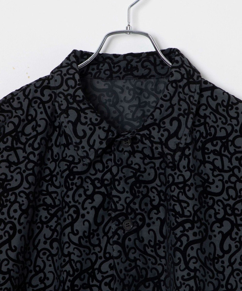 WEGO モールプリントシアーシャツ 