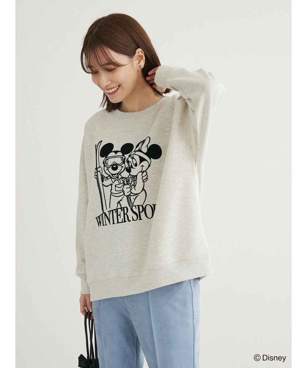 Green Parks Ｄｉｓｎｅｙ／裏起毛フロッキープリントスウェット 