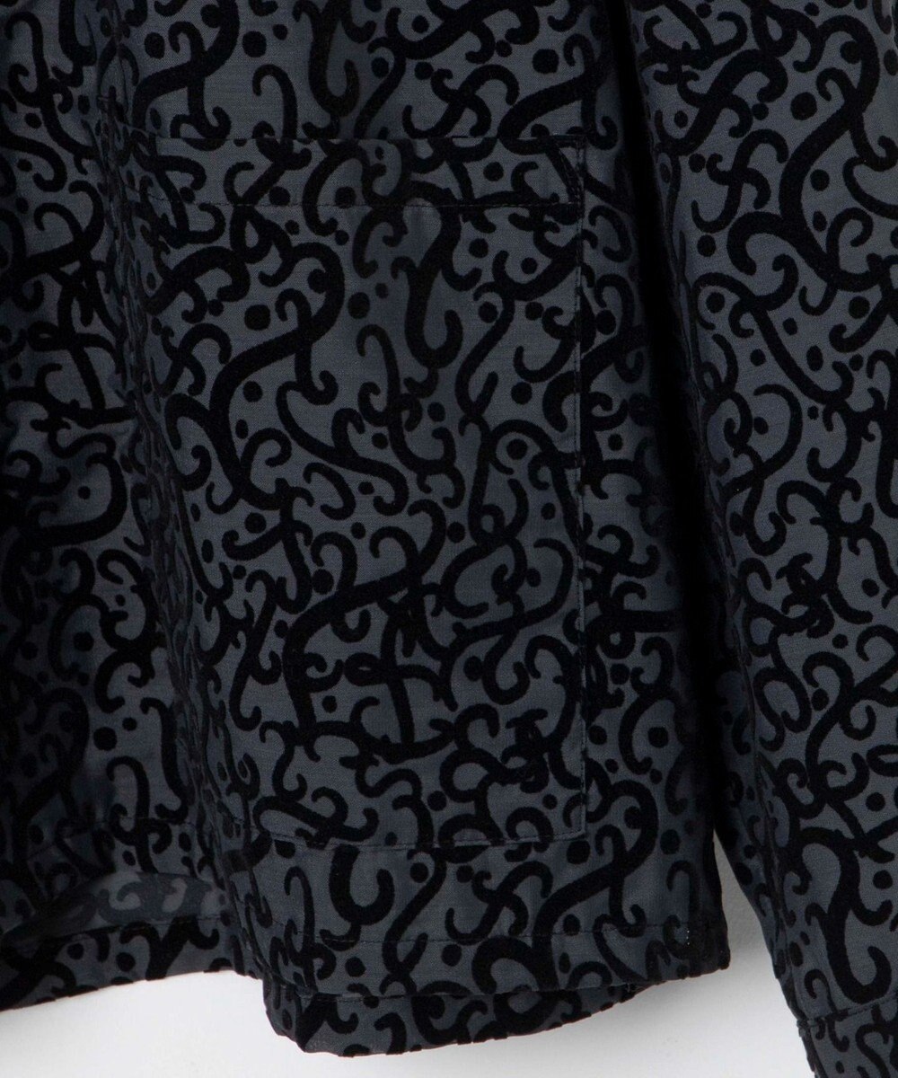 WEGO モールプリントシアーシャツ 