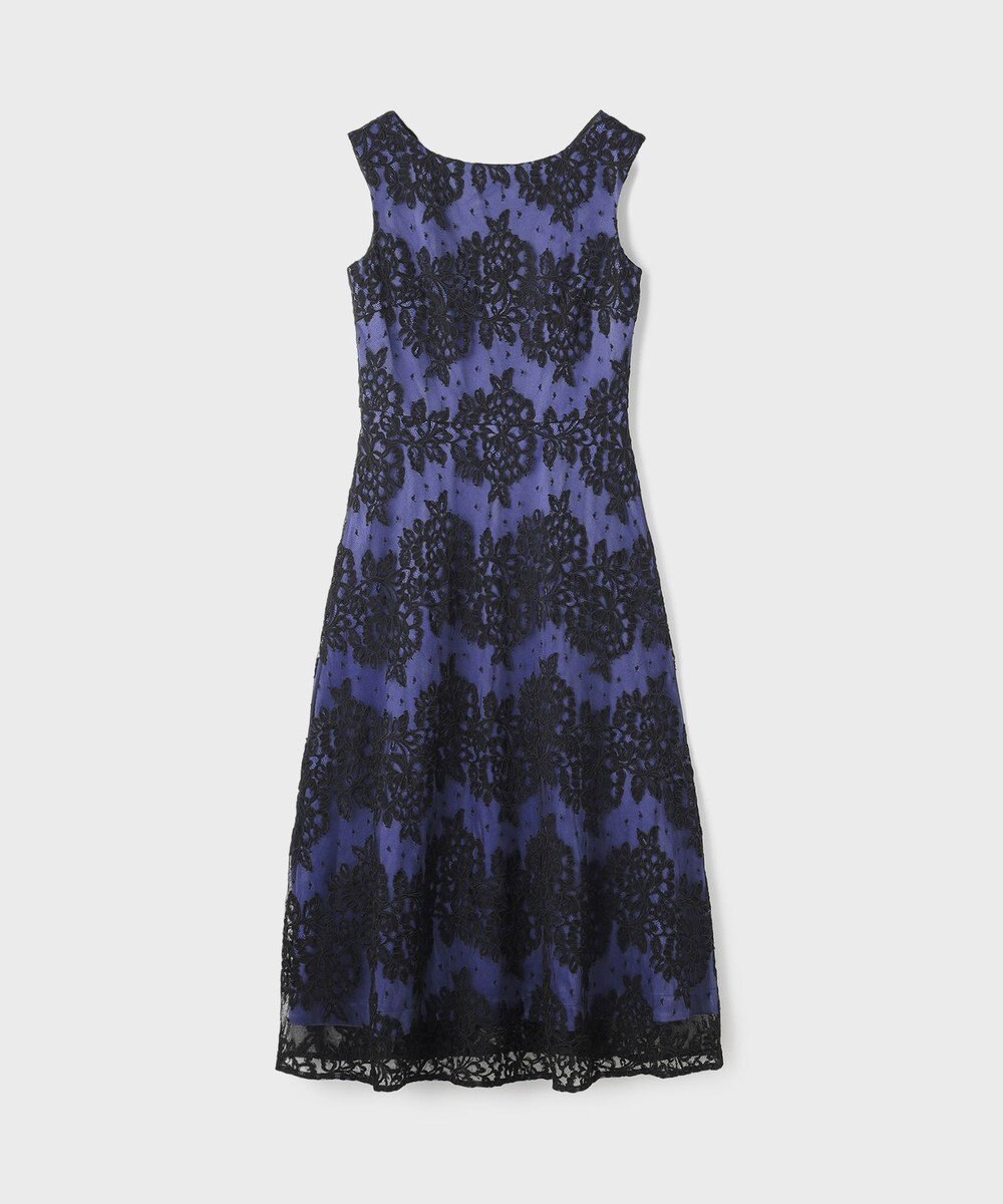 GRACE CONTINENTAL レースボーダードレス 