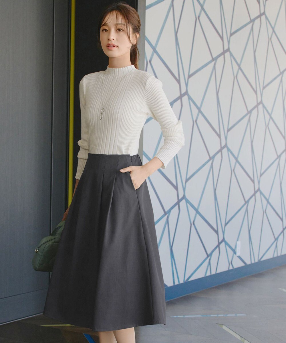 Tiaclasse 【新色追加・洗える】ランダムリブニットプルオーバー 