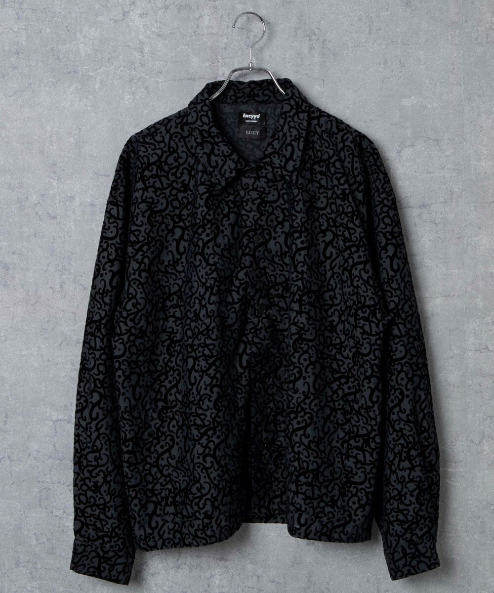 WEGO モールプリントシアーシャツ 