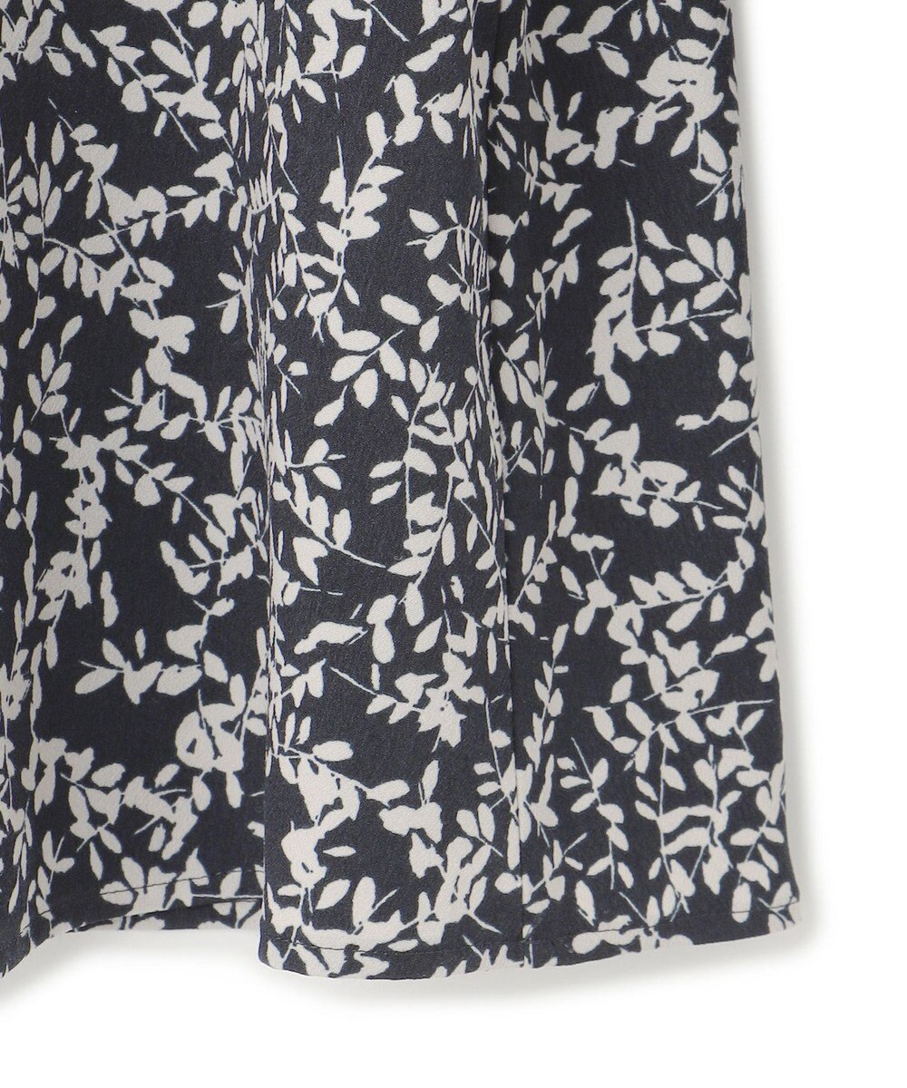 23区 S 【洗える】シャドーリーフ プリント ブラウス 