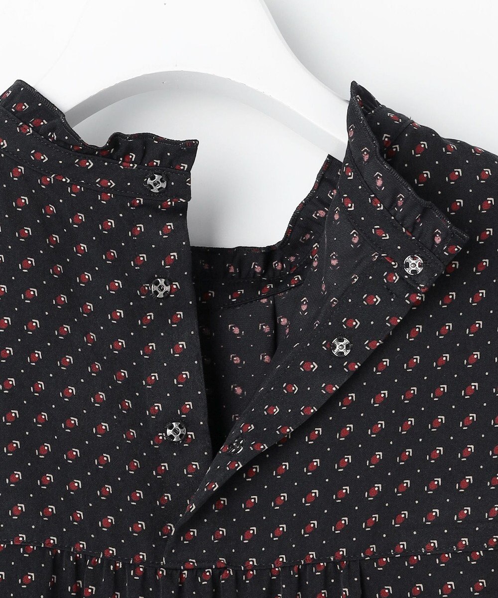 J.PRESS LADIES S スエード幾何プリント ブラウス 