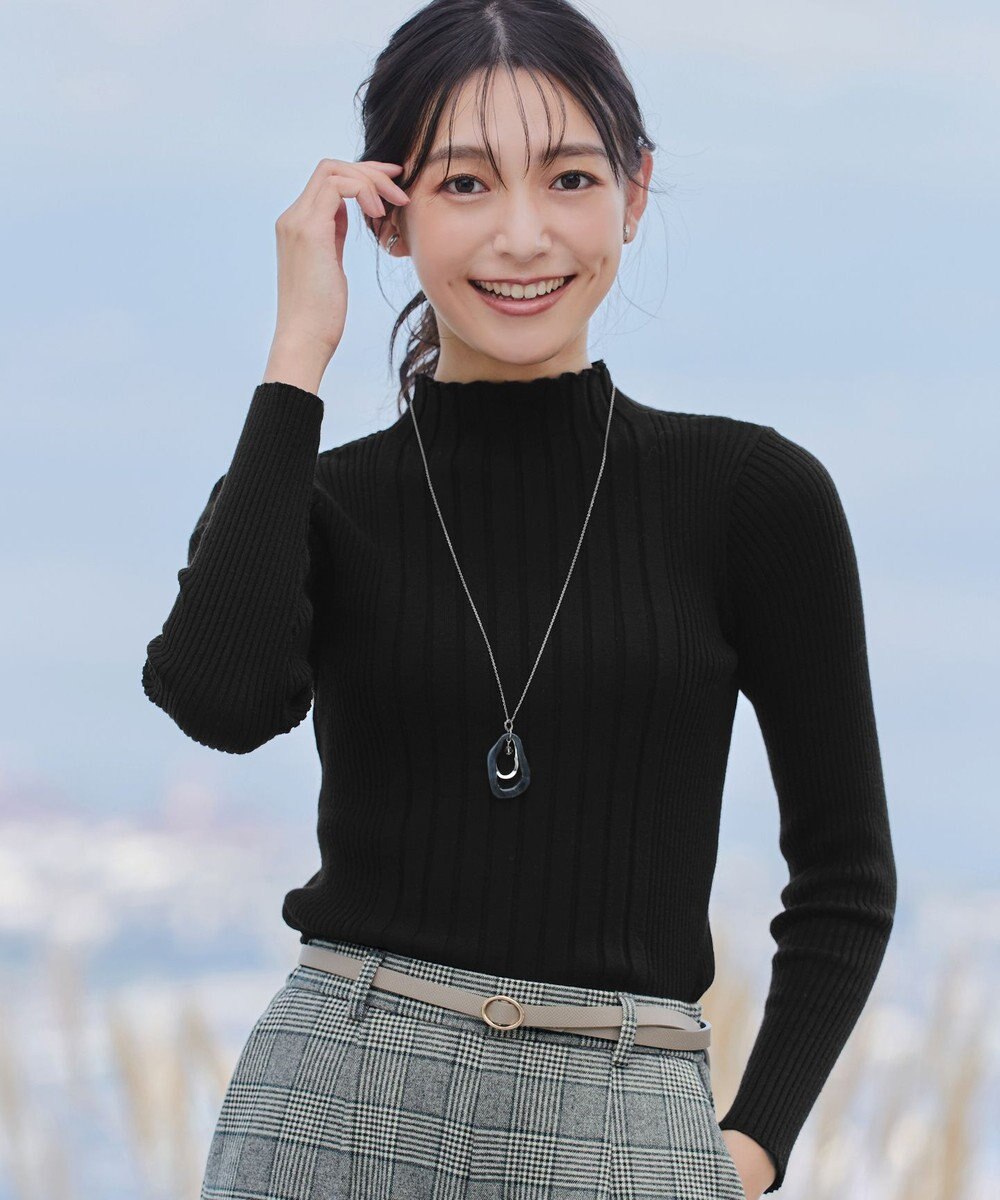 Tiaclasse 【新色追加・洗える】ランダムリブニットプルオーバー 