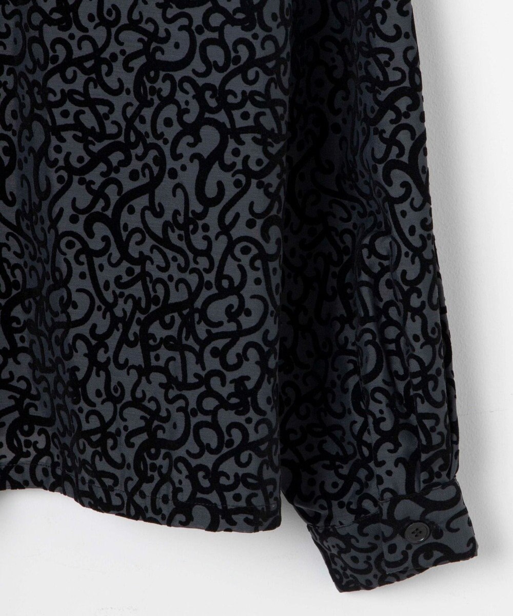 WEGO モールプリントシアーシャツ 